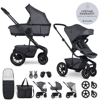 EASYWALKER Harvey5 Premium Mineral Grey XXL set AIR - 8
