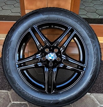 alu R18 5x112, senzory, (zimné pneu 225/60) BMW X3, X4 - 8