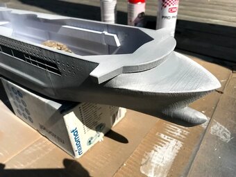 RC model lode 66cm / 15cm / 15cm - 3D tlaceny - 8