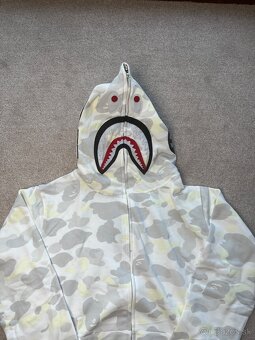 Bape City Camo Shark Zip Hoodie - White - 8
