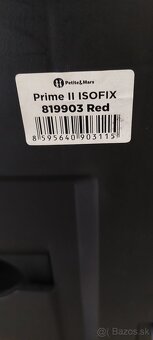 Autosedačka Petite&Mars Prime II Isofix - 8