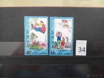 Poštové známky č.488 - ÁZIA - II. - 20 ks sérií - 8