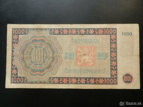 Bankovka 1000Kčs 1945 - 8
