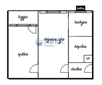 PREDANÉ Skvelá príležitosť 2-izbový byt v centre Piešťan s - 8