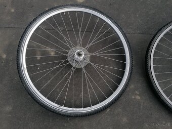 Predám zadné 28" kolesá na bicykel - 8