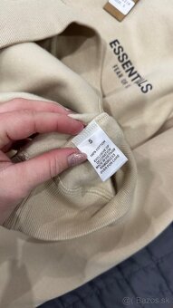 Fear of God Essentials mikina s kapucňou – béžová - 8