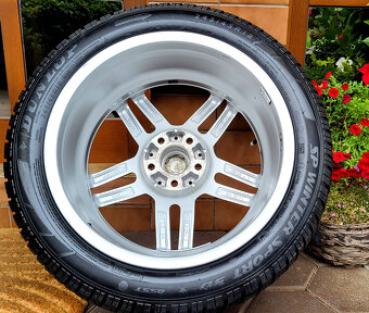 alu R18 5x120, zimné pneu 245/45, BMW 5, F10, F11 TOP - 8
