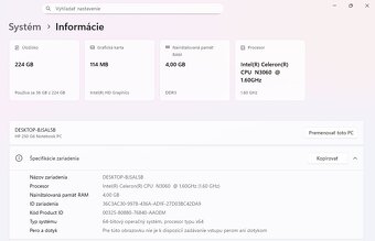 HP 250 G6 15,6" (Win11 / 4GB / 256GB SSD) Čierny - 8