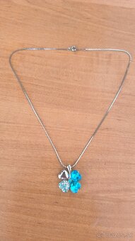 Swarovsky privesok a retiazka 43cm - 8