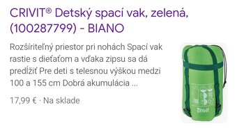 Detský spací vak Crivit - 8