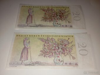 BANKOVKY 20 KČS, 1949, 1. VYDANÁ SÉRIE A - 8