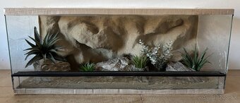 Terárium 100x40x40 s 3D stenou - 8