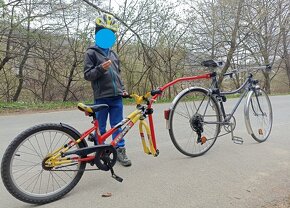 Tandemova tazna tyc DOMADO - na detsky bicykel - 8