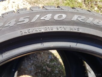 245/40 r18 zimné pneumatiky 4ks Pirelli - 8