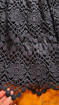 Kratke cierne saty, xs - 8