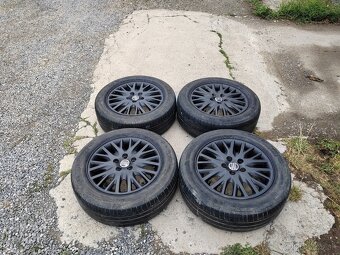 Hliníkové disky originál Volvo 5x108r16 na novo pieskované - 8