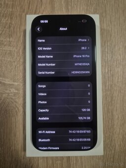 iPhone 16 Pro 90% Baterka - 8