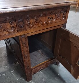 Starožitný pisací stôl - 8