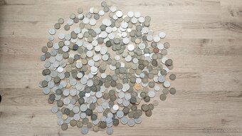 2kg československé mince, 445ks konvolut minci - 8