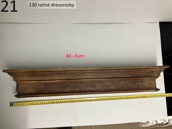 Drevorezby starožitné rok 1870 - 1900 - 8