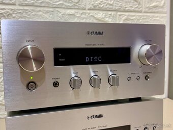 Yamaha R-840 Stereo Receiver + Yamaha DVD-840  DVD prehravač - 8