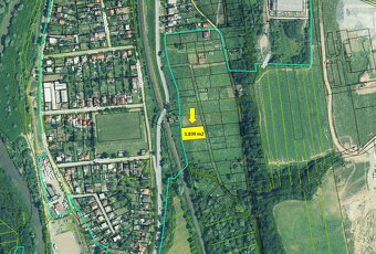 HANISKA - krásny, slnečný a rovinatý stavebný pozemok s IS - 8