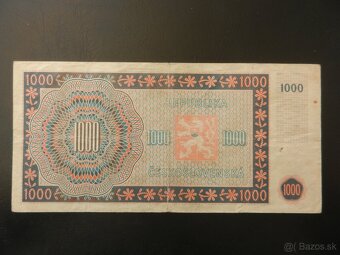 Bankovka 1000Kčs 1945 - 8