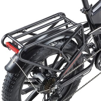 Skladaci Elektricky Bycikel 2x 1000 W 20 Ah Fatbike - 8