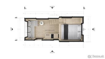 Tiny House s podvozkom a konštrukciou na - na dokončenie - 8