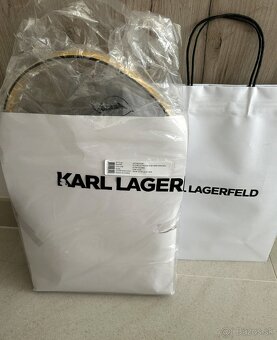 Karl Lagerfeld circle kabelka horčicová kožená - 8