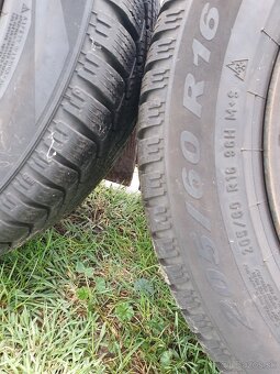 Predám zimné pneu Pirelli 205/60 R16 - 8