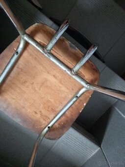 2ks Chromové kuchynské stoličky - 8