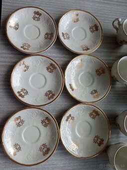 Šálky a podšálky, porcelán. - 8
