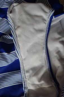 Modro biele plavky s volánikmi SHEIN, v. XL/XXL - 8