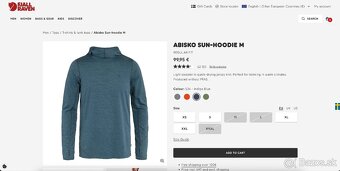 Nová mikina Fjallraven Abisko Sun-hoodie M - 8
