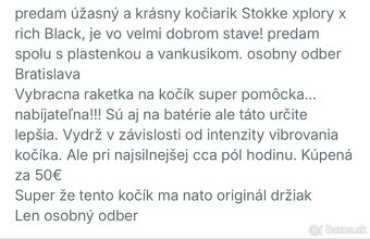 Stokke xplory x rich black- raketka v cene - 8