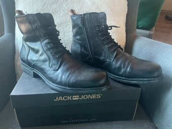 Pánske kožené topánky Jack and Jones 44 - 8