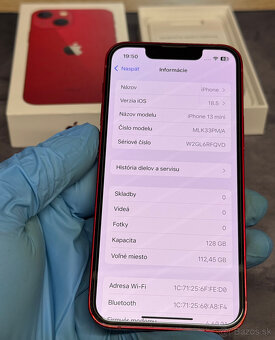 Apple iPhone 13 Mini 128 GB Product Red / nová batéria - 8