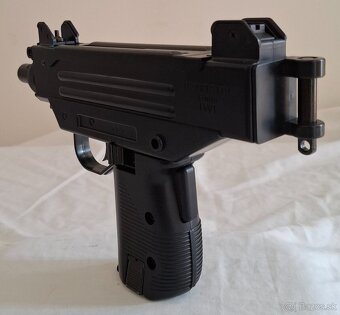 Samopal  IWI UZI, pružinová pištoľ, naťaho. páka odlomená - 8