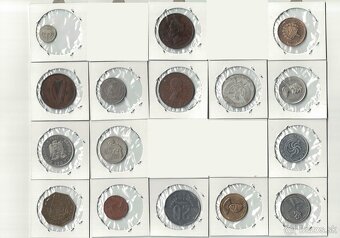 Zbierka svetových mincí - po kusoch -Ázia,Amerika,Afrika,Eur - 8
