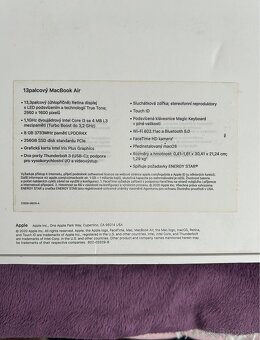 Apple Macbook Air 13.3inch 2020 + Apple myš - 8