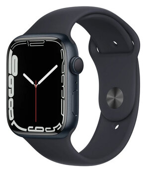 Apple watch 7 45mm polnočno sivý hliník - 8