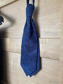 Wilvorst, svadobný modrý barokový oblek - 8