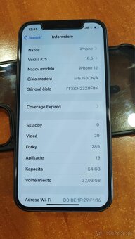 Predám iphon 12 64GB Black - 8