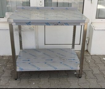 Kuchynské pracovné a rozprávkové stoly, gastro, nerezové - 8