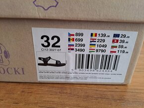 Kožené sandálky LASOCKI YOUNG veľ. 32 modré, 6 € s poštou - 8