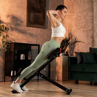 Lavička na cvičenie HOP-SPORT HS-1016 Hyperextenzia - NOVÁ - 8
