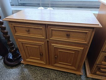 Rustikální dubová komoda,Nábytek s příběhem - 8