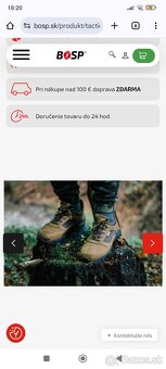 BOSP obuv Gore-Tex veľkosť 26,5 - 8