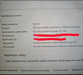 Lenovo/i5 13450HX,16Gb DDR5/512Gb SSD/RTX 4050 6Gb 140W - 8